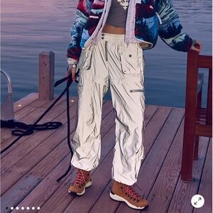 Free people night ops reflective jogger with zip shorts